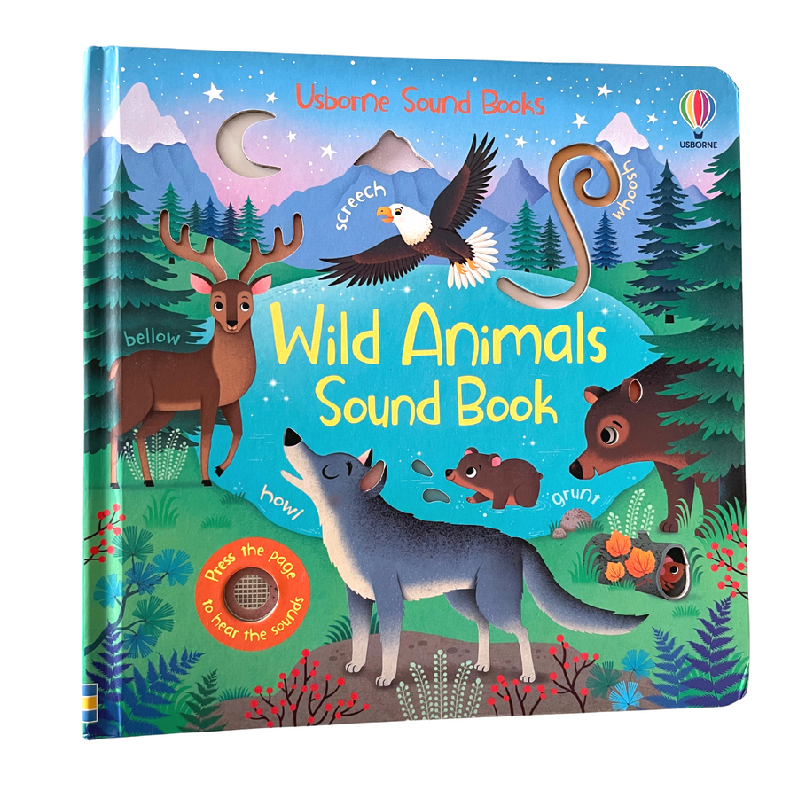 Wild Animals Sound Book｜音が出るえいご絵本、ジャングルを探検しよう